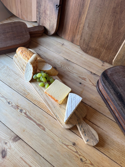 Cheese Bread Board /Antipasto Sharing Platter / French Serving Cutting Board