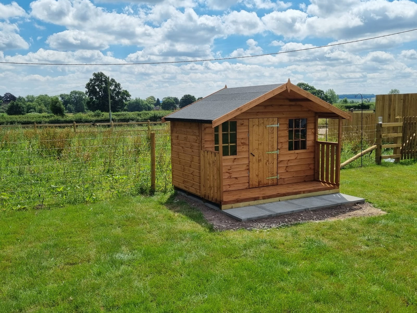 Playhouse with verandah