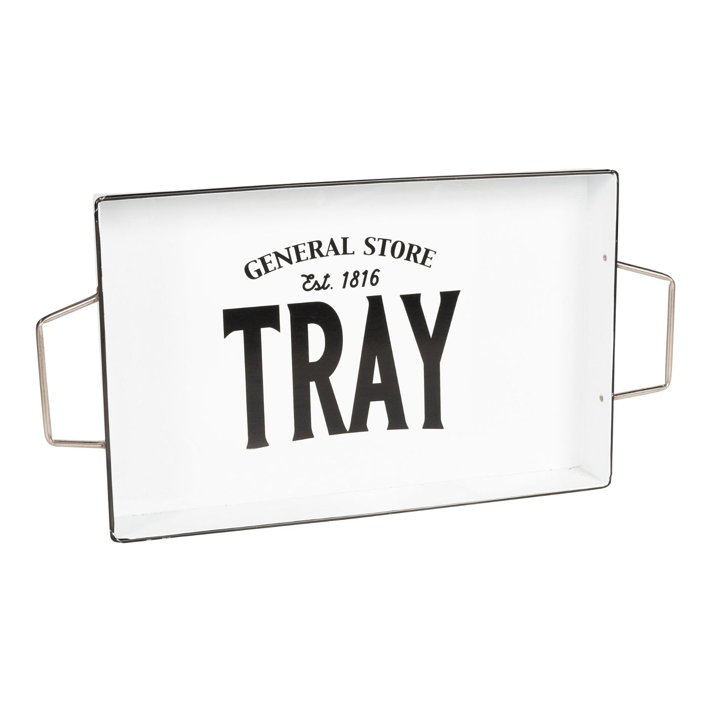 General Store Metal Serving Tray 51x27cm
