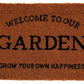 Grow Your Own Happiness Potting Shed Doormat