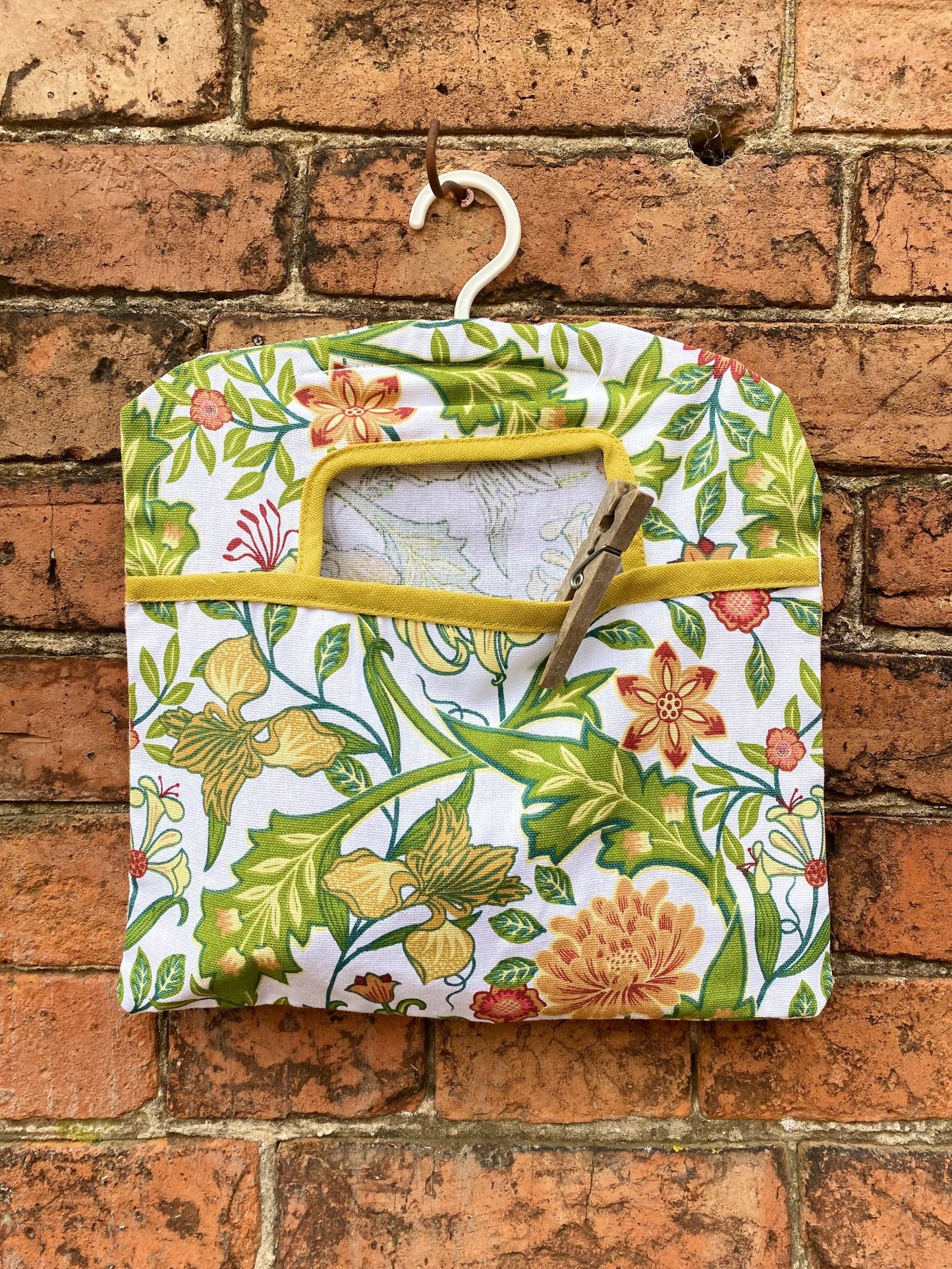 Mustard Sussex Peg Bag