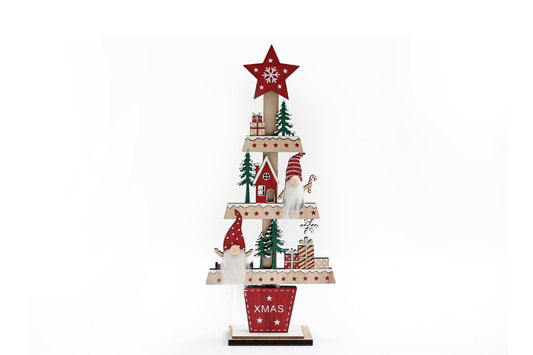Freestanding Christmas Tree with Gonks