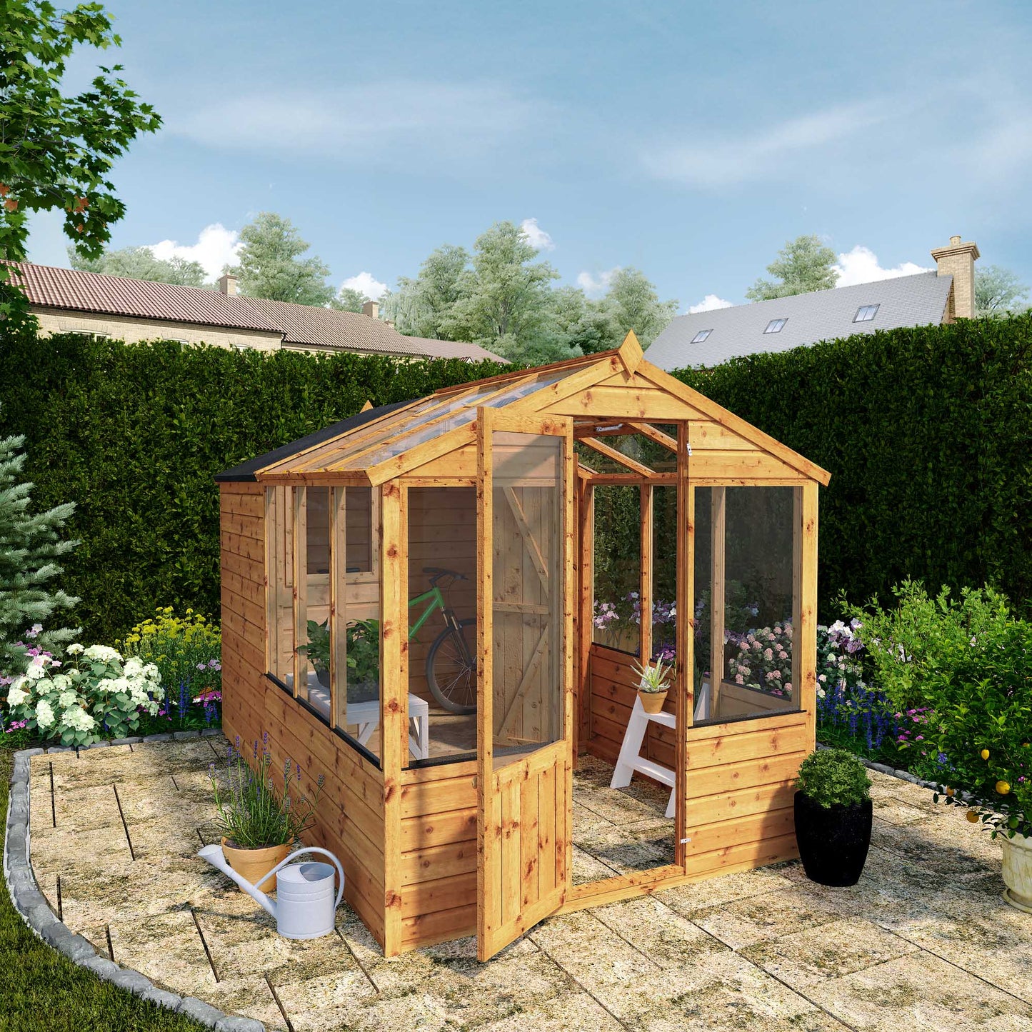 Combination Greenhouse & Shed from Mercia