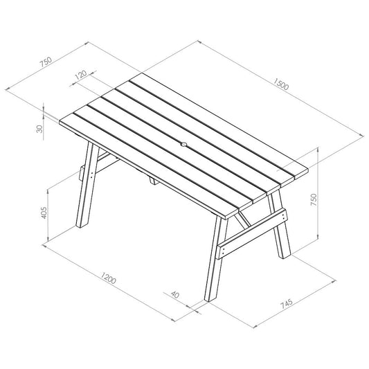 Freya Rectangle Table