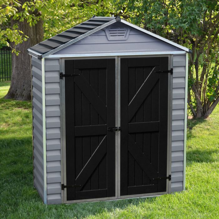 Palram Skylight Grey Apex Shed