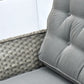 Bali - Armchair, Footstool & Cushions (Grey)