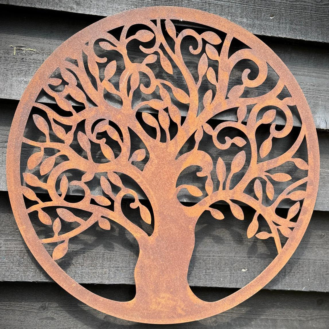 Rusty Tree Of Life Garden Decoration