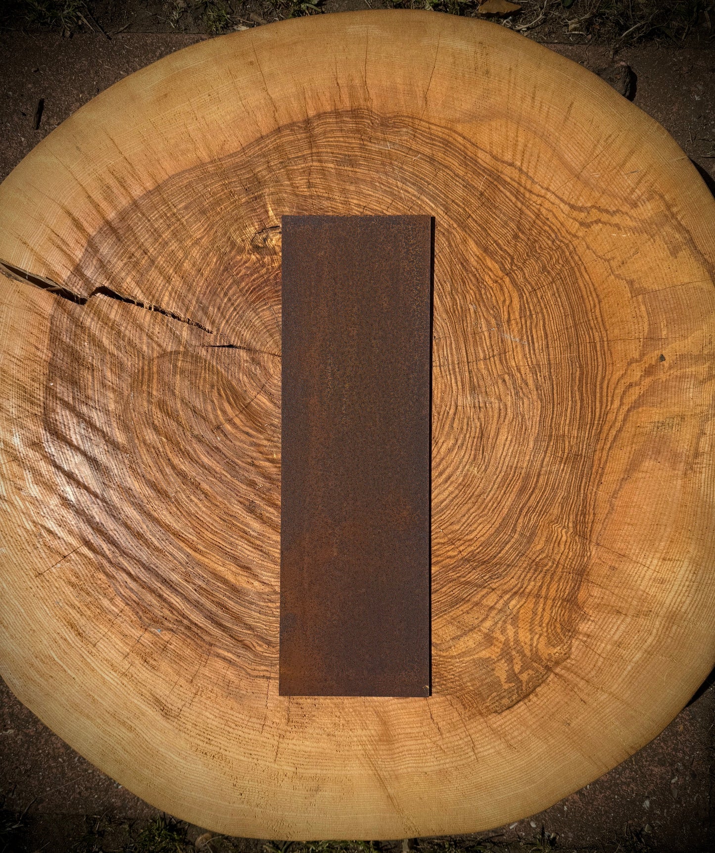 12″ Rusty Fat Font Metal Letters A–Z & 0–9