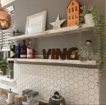 5” Rusty Metal Alphabet Letters A–Z | Fat Font Steel Lettering