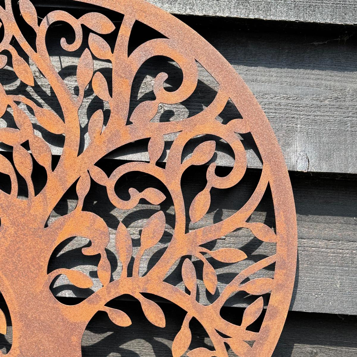 Rusty Tree Of Life Garden Decoration