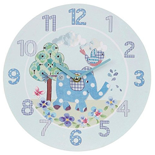 Little Bird & Ellie Clock Blue