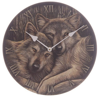 Puckator CKP85 Lisa Parker Clock with Wolves 3 x 30 x 30 cm