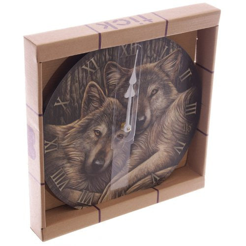 Puckator CKP85 Lisa Parker Clock with Wolves 3 x 30 x 30 cm