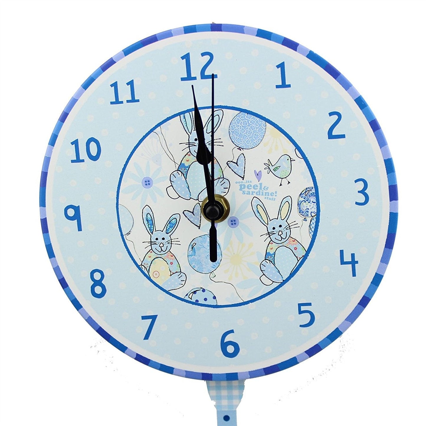 Peel & Sardine "Blue Bunny" Pendulum Clock