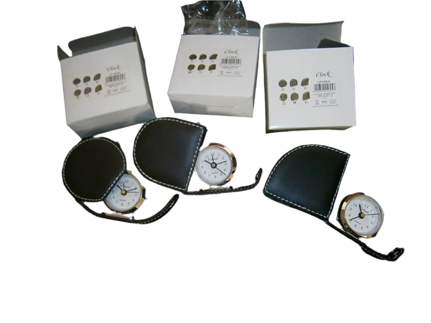 gents travel alarm clock leonardo various styles/shapes one supplied