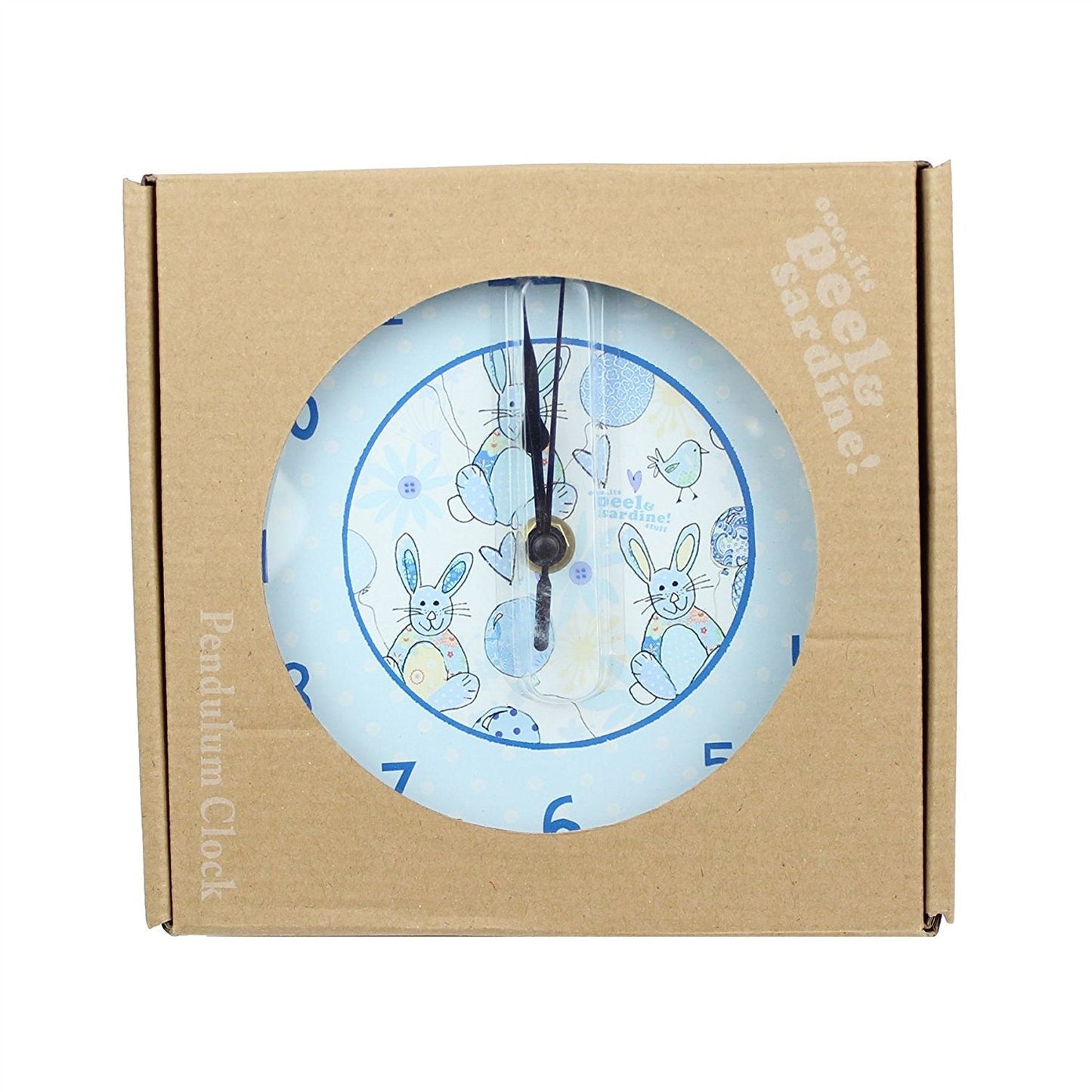 Peel & Sardine "Blue Bunny" Pendulum Clock