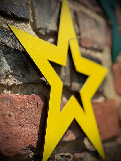Rustic Metal Star Garden Decoration