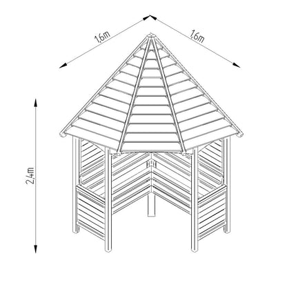 Venetian Corner Arbour