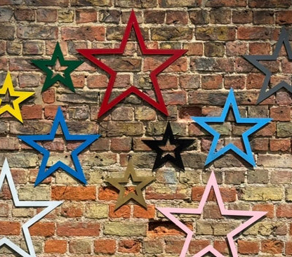 Rustic Metal Star Garden Decoration