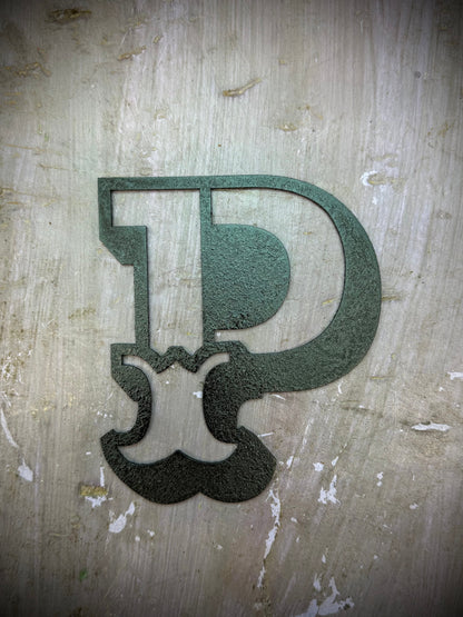 Rustic Black Metal Carnival Letters A–Z | 5” or 12” Alphabet