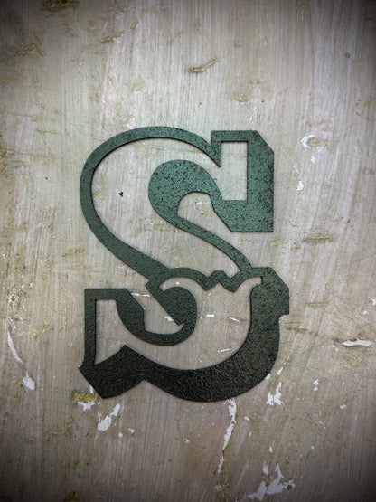 Rustic Black Metal Carnival Letters A–Z | 5” or 12” Alphabet