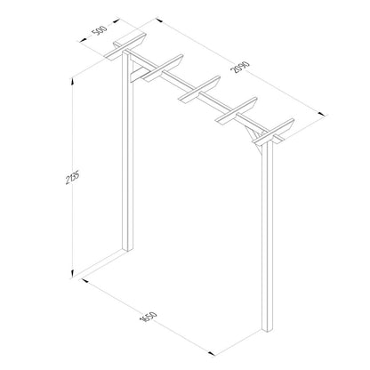Hanbury Flat Top Arch