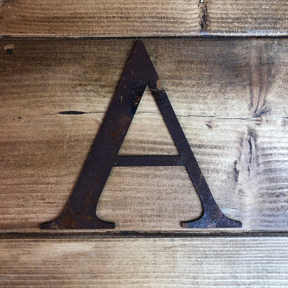 Classic Rusty Metal Letters 5" And 12" A-Z 0-9 Rustic Signs For The Home And Garden
