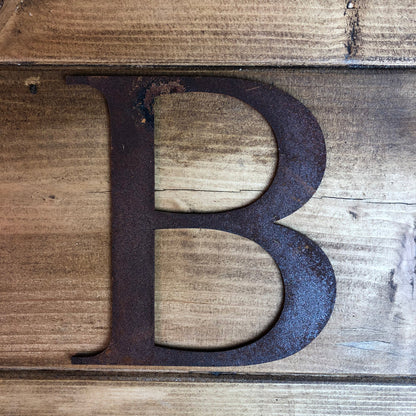 Classic Rusty Metal Letters 5" And 12" A-Z 0-9 Rustic Signs For The Home And Garden
