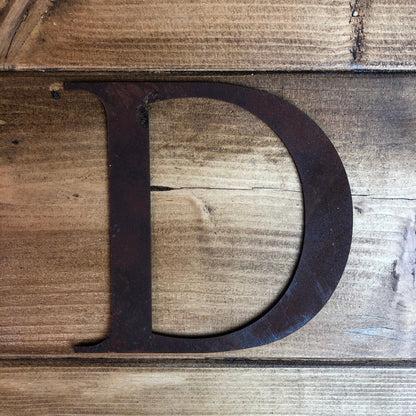 Classic Rusty Metal Letters 5" And 12" A-Z 0-9 Rustic Signs For The Home And Garden