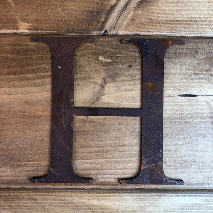 Classic Rusty Metal Letters 5" And 12" A-Z 0-9 Rustic Signs For The Home And Garden