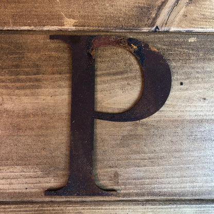 Classic Rusty Metal Letters 5" And 12" A-Z 0-9 Rustic Signs For The Home And Garden