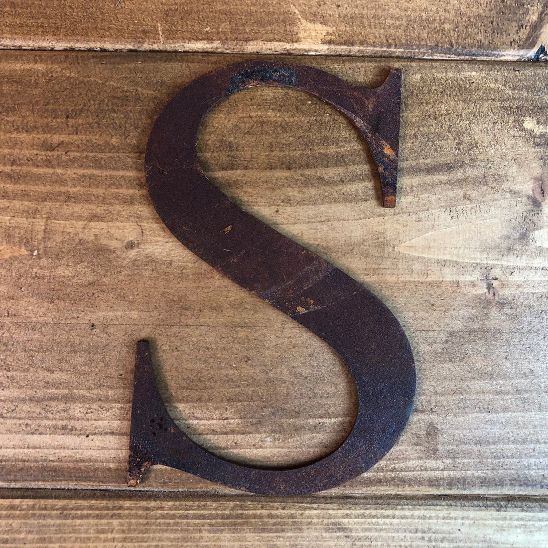 Classic Rusty Metal Letters 5" And 12" A-Z 0-9 Rustic Signs For The Home And Garden