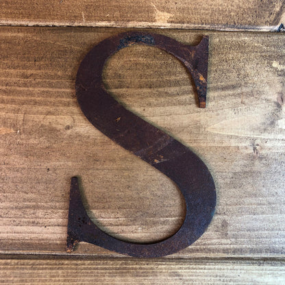 Classic Rusty Metal Letters 5" And 12" A-Z 0-9 Rustic Signs For The Home And Garden