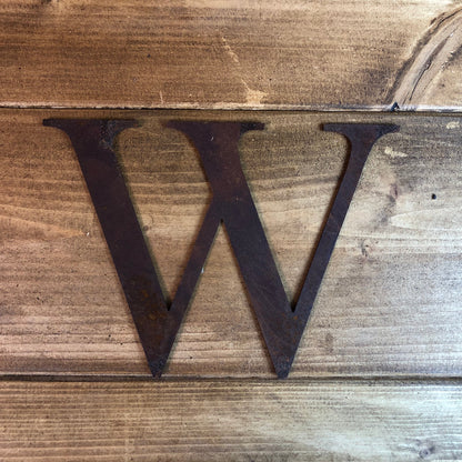 Classic Rusty Metal Letters 5" And 12" A-Z 0-9 Rustic Signs For The Home And Garden