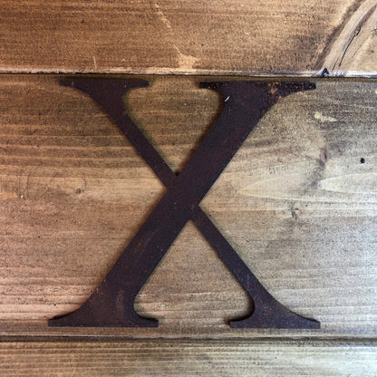 Classic Rusty Metal Letters 5" And 12" A-Z 0-9 Rustic Signs For The Home And Garden