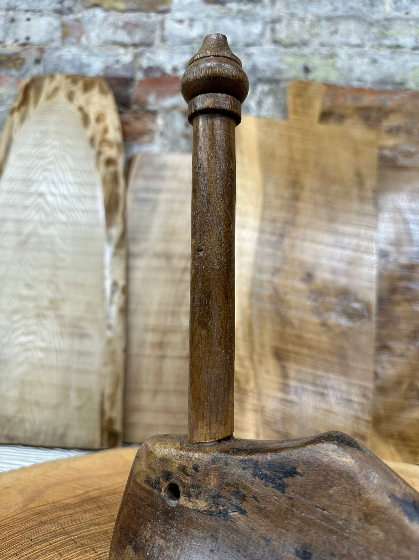 Vintage Shoe Stretcher / Shoe Last / Toilet Roll Holder / Kitchen Roll Holder