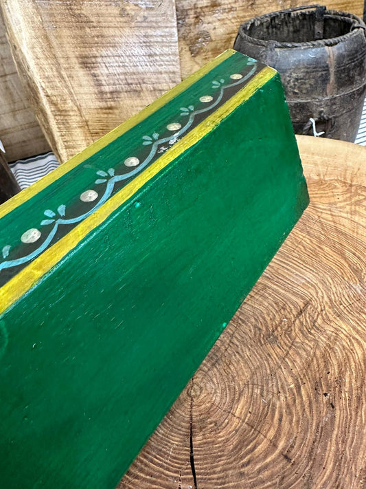 Rustic Wooden Painted Tray Bowl / Bread Antipasti Bowl Decorative Storage Tray B