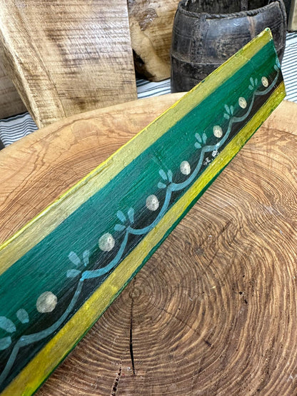 Rustic Wooden Painted Tray Bowl / Bread Antipasti Bowl Decorative Storage Tray B