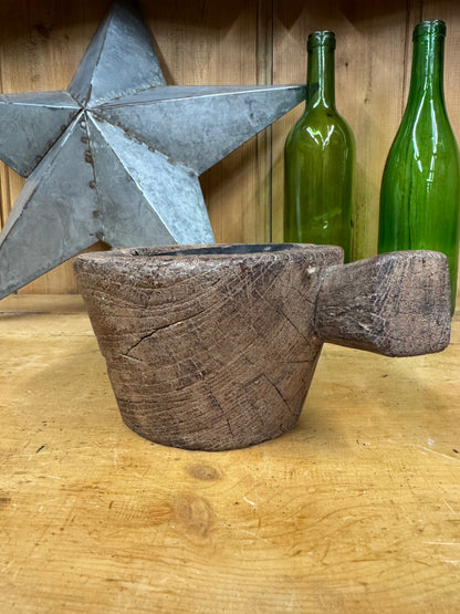 Rustic Wooden Candle Holder / Church Candle Holder / Reclaimed Farmhouse Decor (K)