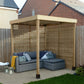 Modular Pergola with 2 Side Panel Pack