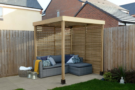 Modular Pergola with 2 Side Panel Pack