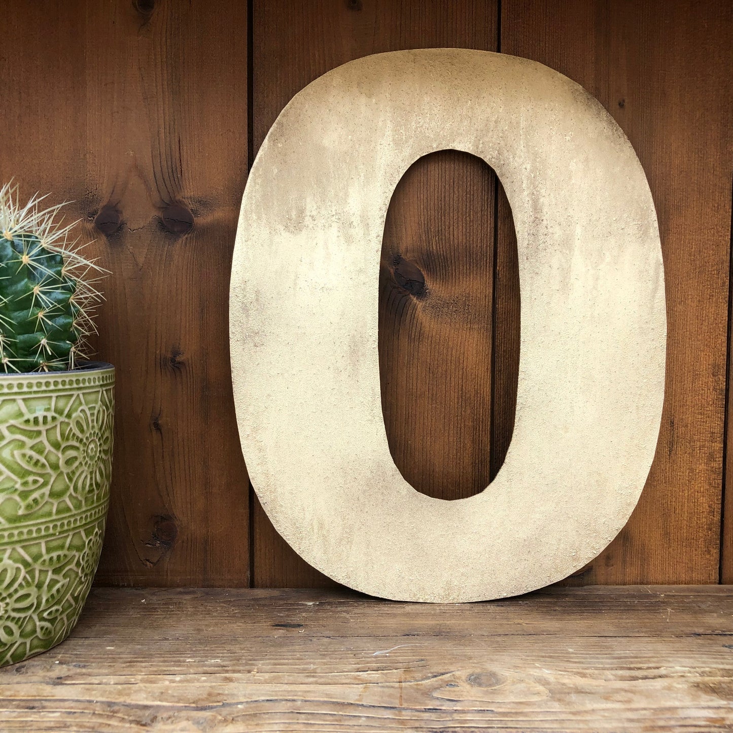 Gold Fat Font Metal Alphabet Letters – 5” or 12” Decorative Lettering A–Z