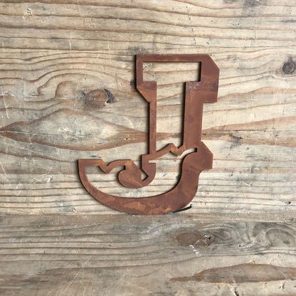 Rusty 5" Carnival Metal Letters A-Z