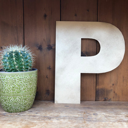 Gold Fat Font Metal Alphabet Letters – 5” or 12” Decorative Lettering A–Z