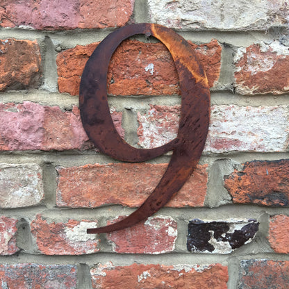 Classic Rusty Metal Letters 5" And 12" A-Z 0-9 Rustic Signs For The Home And Garden