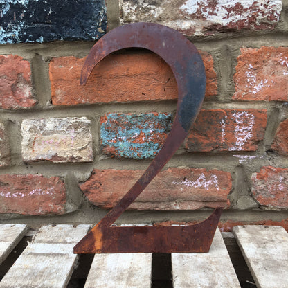 Classic Rusty Metal Letters 5" And 12" A-Z 0-9 Rustic Signs For The Home And Garden