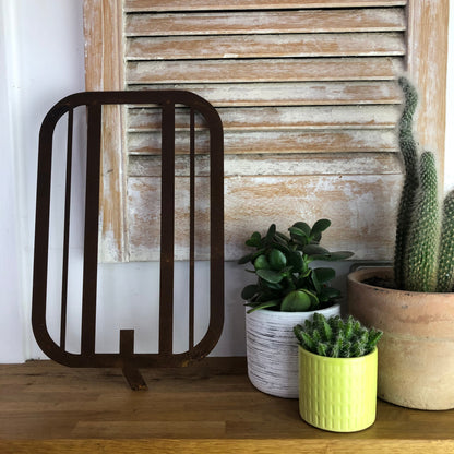 Rustic Art Deco Rusty Metal Alphabet Letters – Home & Garden A-Z 0-9