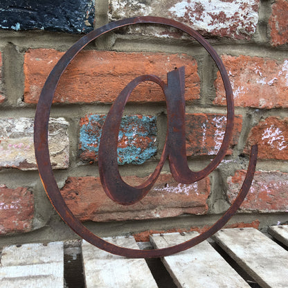Classic Rusty Metal Letters 5" And 12" A-Z 0-9 Rustic Signs For The Home And Garden