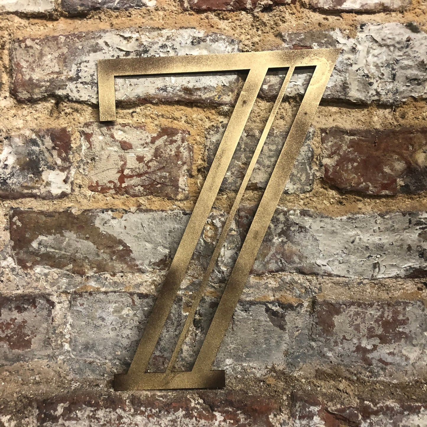 Gold Art Deco Metal Alphabet Letters – 5” or 12” Decorative Lettering A–Z