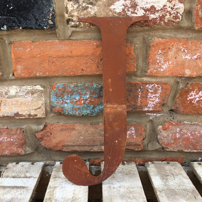 Classic Rusty Metal Letters 5" And 12" A-Z 0-9 Rustic Signs For The Home And Garden